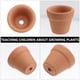 thumbnail image 2 of 10Pcs 3x3cm Pequeño Mini maceta de terracota Arcilla Cerámica Maceta Macetero Cactus Macetas suculentas Vivero Ideal para plantas Manualidades Favor de la boda, 2 of 7