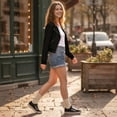 thumbnail image 3 of Loritta Secret Womens Crew Cotton Knit Socks Casual Breathable Ladies Socks 7 Pairs,  Size 7-9, 3 of 6