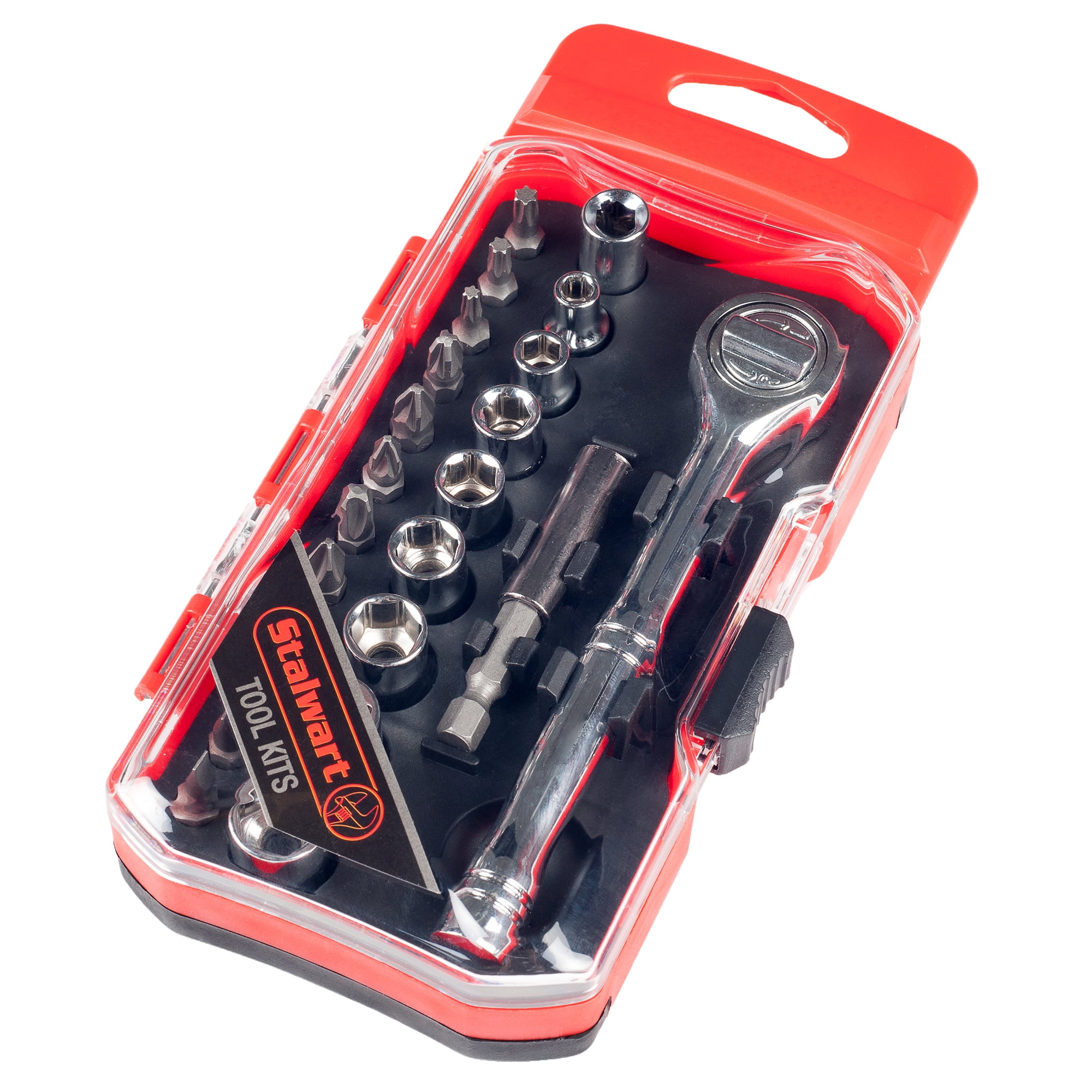 Ratchet, Metric Socket and Bit Set 23 PC by Stalwart