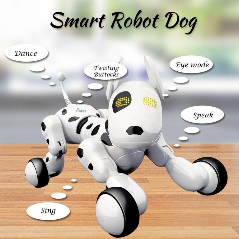 Robot Dog for Kid, Wireless Puppy Interactive Smart Toy, Educational  Electronic Robotic Pet Dog That Walk, Bark, Sing, Dance for Kids Boys and  Girls