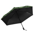 thumbnail image 5 of 3d Monstera Leaves Compact Sun Umbrella Windproof Travel Umbrellas for Rain Strong Portable UV Protection, 5 of 8