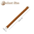 thumbnail image 2 of Door Sweep for Bottom of Door, 42" x 3" Door Draft Stopper with Hanging Loops, Brown, 2 of 6