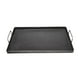 thumbnail image 2 of Plancha de barbacoa con placa de parrilla plana, accesorio práctico, crestas universales reforzadas 50x35cm, 2 of 7