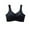 2#Black, variant on Women's Wireless Bra with Cooling Seamless Blissful Benefits Super Soft Wireless Lightly Lined Comfort Bra Smooth Comfort Wirefree T-Shirt Bra Blue XXL
