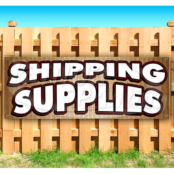 Shipping Supplies 13 oz Vinyl Banner With Metal Grommets