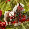 thumbnail image 3 of Fmbmuo Christmas Ornaments Shatterproof Brown 1 Pcs Fun Horse Decorations Traditional Plastic Neutral Home Decor for Winter Holiday Indoor Decor, 3 of 5