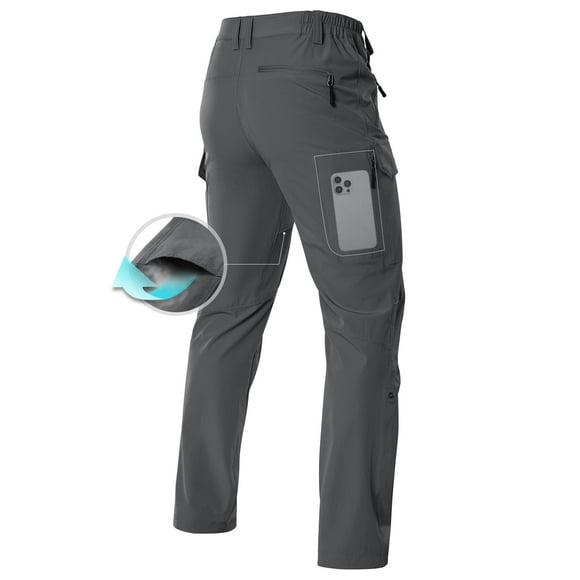 Pantalones cargo de senderismo Moosehill, ligeros y resistentes al agua, para hombre