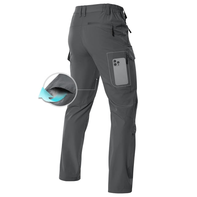 Pantalones cargo de senderismo Moosehill, ligeros y resistentes al agua, para hombre