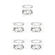 thumbnail image 3 of Pulseras elegantes Minnieouse 2 unids/set Plata 5Conjunto, 3 of 6
