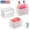 White, variant on Small Stackable Shower Caddy Basket for College Dorm or Bathroom - Shower Tote for Shampoo or Body Wash, Made in USA