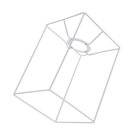 Hemoton DIY Lamp Frame, Rustic Lampshade Holder Light Frame Lamp Shade Ring Iron Lampshade Frame, Light Bulb Cage Guard