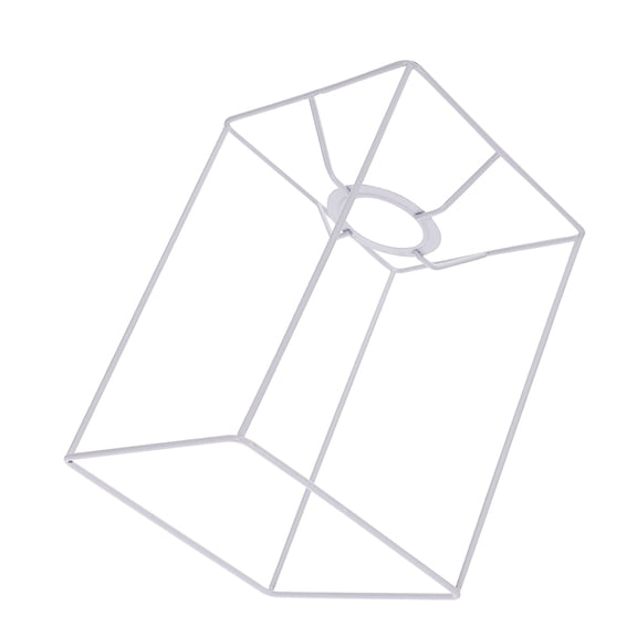 Hemoton DIY Lamp Frame, Rustic Lampshade Holder Light Frame Lamp Shade Ring Iron Lampshade Frame, Light Bulb Cage Guard