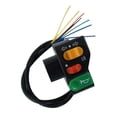 thumbnail image 3 of Interruptor de manillar de motocicleta 7/8 22mm faro intermitente bocina para ATV, 3 of 8
