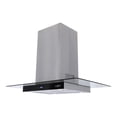 thumbnail image 3 of Campana de cocina de isla digital cristal recto 90cm Fordex y Parrilla de gas 5 quemadores cristal 86cm Ceres, 3 of 4