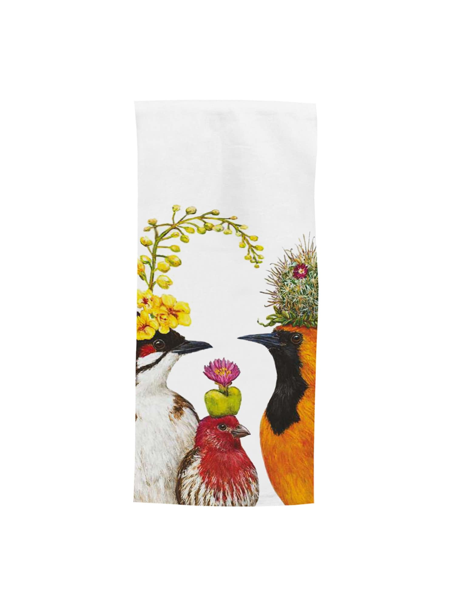 Bird Entourage Kitchen Towel Vicki Sawyer Birds Cotton Tea Towel