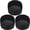Single layer, variant on 5Pcs Black Mesh Adjustable Tie Back Chef Skull Hats for Men Women Daily Kitchen Restaurant Work