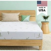 King Mattress,8 inch Green Tea Gel Memory Foam Mattress with Bamboo Knit Cover, Made in USA
