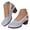 Grey, variant on Dakaela Closed Toe Chunky Heeled Sandals for Women 2026 Hollow out Orthopedic Wedge Summer Dressy Slingback Pumps Shoes Size 6