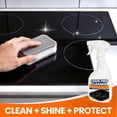 thumbnail image 4 of 3--1 Stove Top and Oven Cleaner Kit - Glass Cooktop Cleaner for Ceramic Electric Gas & duction Stoves - cludes Heavy Duty Scraper and Double-Sided Sponges for Burnt- , Oil & Grime, 4 of 6