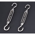 thumbnail image 4 of 10 Pcs M4 Turnbuckles Alele Acier Inoxydable 304 Réglable Turnbuckle (Hook & Hook), 4 of 5