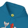 thumbnail image 3 of 90s Nostalgia Retro Cartoon Hoodie, Pinky and the Brain Hooded Sweatshirt, 3 of 5