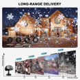 thumbnail image 2 of Christmas snow projection light, high brightness dynamic Led snow light projection, Ip65 waterproof, 2 of 5