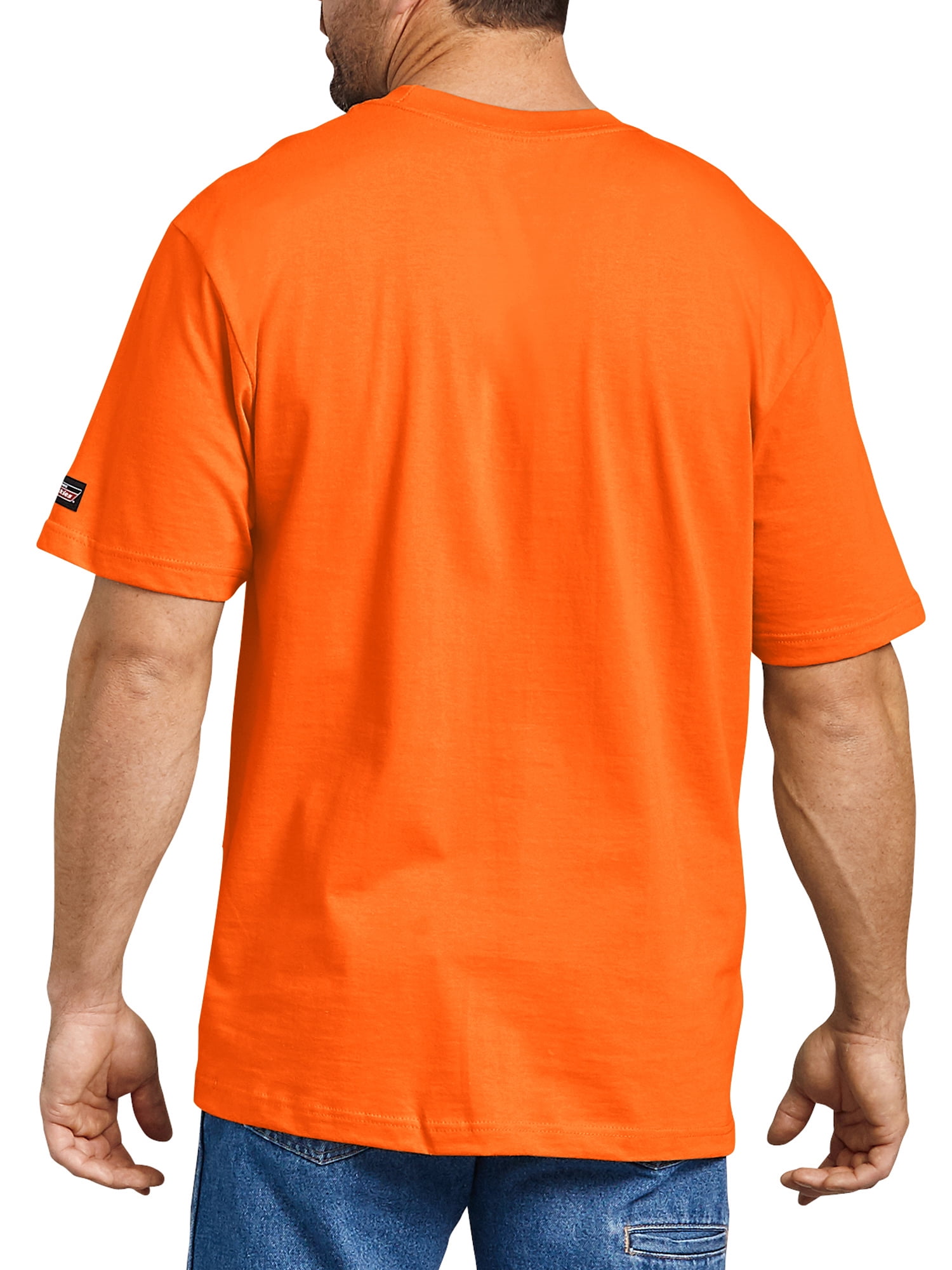 Genuine Dickies Mens and Big Mens Short Sleeve Hi-Vis Heavyweight T-Shirt, 2-Pack
