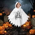 thumbnail image 6 of Zylarhe Kids Halloween Jumpsuits Dance Themed Stage Performance Party Outfit Playful Home Wear for Toddlers White 6-7 Years, 6 of 8