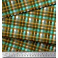 thumbnail image 3 of Soimoi Cotton Cambric Fabric Plaid Check Printed Craft Fabric by the Yard 56 Inch Wide, 3 of 3