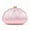 Pink, variant on Women's Pink Textured Clutch Bag Shell Shape Evening Handbag for Party Wedding
