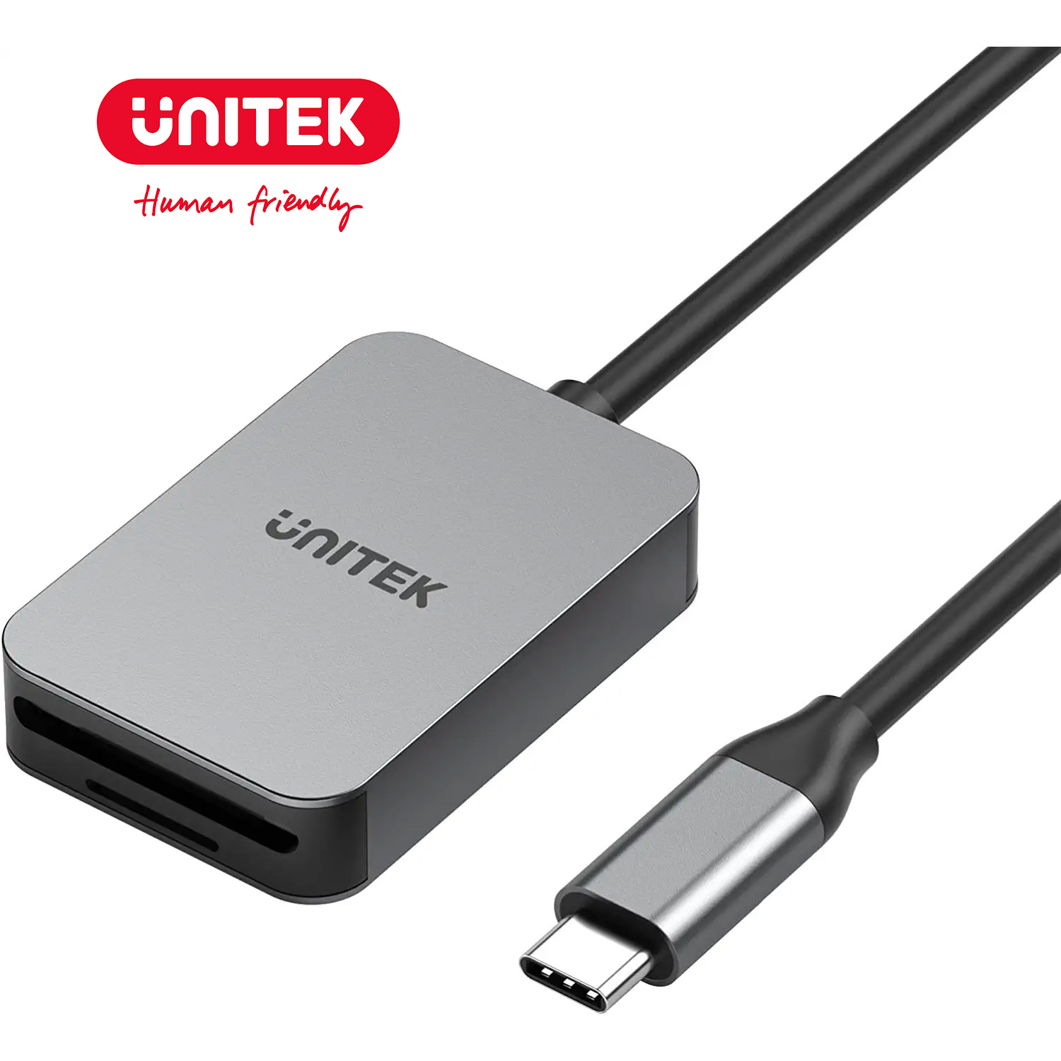 Unitek SD Card Reader, 2in1 USB C to SD TF Dual Slots Memory Card