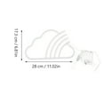 thumbnail image 2 of LED Cloud Neon Light Wall Sign Cloud Rainbow Neon Lamp Cloud Neon Sign, 2 of 8