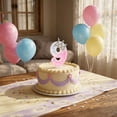 thumbnail image 5 of 1St Birthday Girl Cake Topper Candle Princess Pink Glitter Number 9 Birthday Party Decorations for Student Girl First Birthday Celebrations, 5 of 6