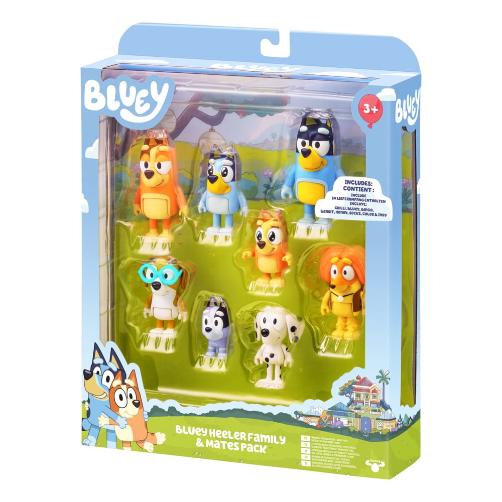 Bluey Neighbourhood Friends 8 pack - Walmart Exclusive