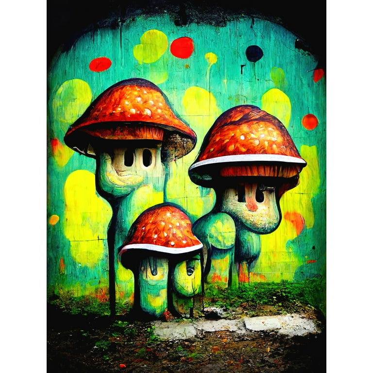 Wall painting trippy new arrivals