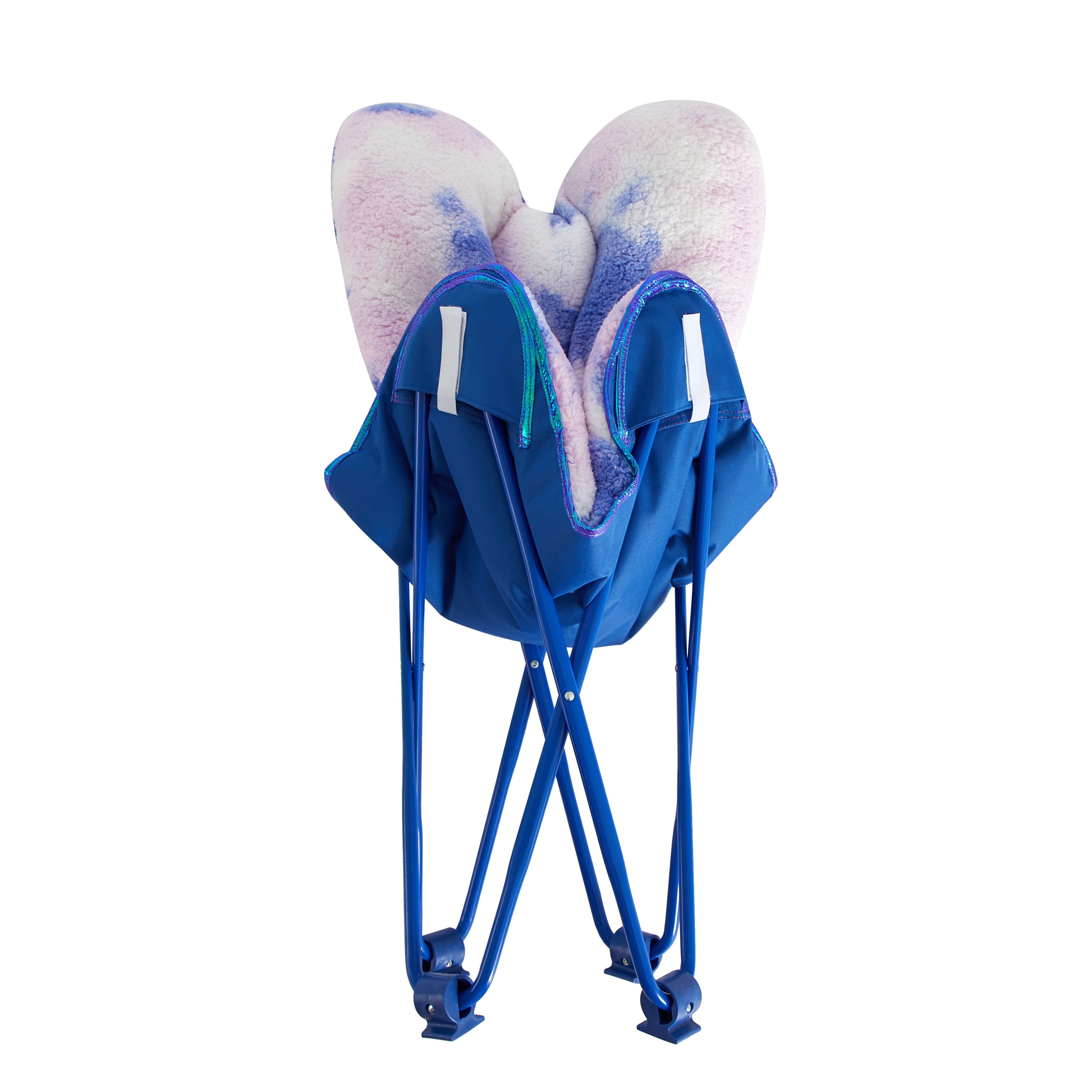Justice Super Soft Teddy Sherpa Printed Folding Butterfly Chair