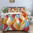 thumbnail image 4 of 2024 3D Geometric Duvet Cover Luxury Abstract Pattern Bedding Set Full King For Boys Teens Bedroom r Microfiber Quilt Cover, 4 of 6