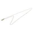 thumbnail image 4 of Pre-Owned Tiffany & Co. 1837 Bar Pendant Long Necklace with Ball Chain, 925 Sterling... (Good), 4 of 8