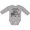 AC-Heather Grey, variant on Inktastic So I'm Little, but I'm Gonna Be a Big Cousin Boys or Girls Long Sleeve Baby Bodysuit