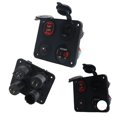 thumbnail image 4 of Voltímetro digital con cargador USB dual para encendedor de cigarrillos de coche 3.1a con interruptor, 4 of 5