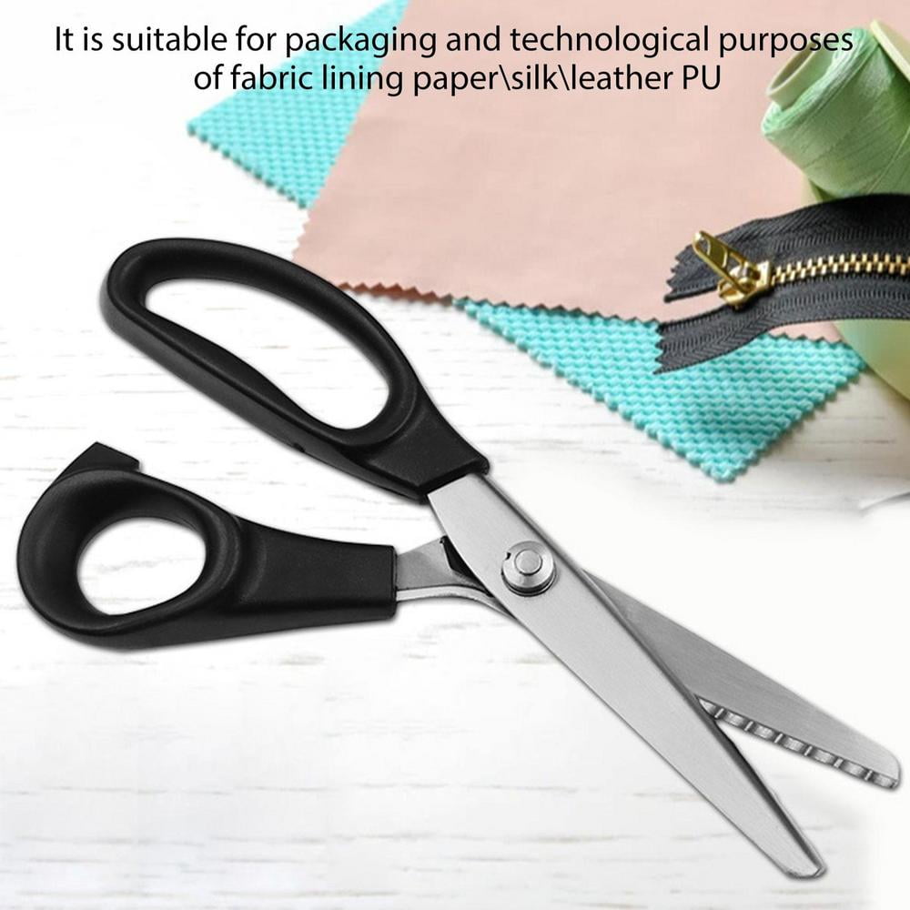 Pinking Shears Craft Scissors For Fabric Cutting Sewing - Temu