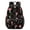 Mushroom and Sprig-1, variant on Mushroom and Sprig Black Pattern 17" School Backpacks for Teens,Waterproof Oxford Fabric,S-Shape Padded Straps for School,Travel,Hiking,Camping