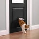 thumbnail image 5 of Puerta magnética para gatos de 4 vías, puerta para mascotas para gatos y perros pequeños, puerta para gatos con túnel (XL 27,7*25*5,5 cm, negra), 5 of 5
