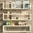 Natural Poplar, variant on Upgraded Thick Floating Shelves, Solid Wood Bookshelf for Wall, Floating Book Shelves Use as Wall Shelves for Bedroom, Living Room, Kitchen, Books, Spice Rack & Decor – Dark Walnut Brown
