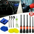 thumbnail image 2 of Multi Purpose 13 Piece Car Cleaning Kit Detailing Brushes Gloves Cleaner, 2 of 5