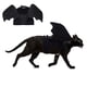 thumbnail image 1 of Disfraz de gato JAMW Disfraz de dragón para perros pequeños y gatos fiesta de Halloween, 1 of 5
