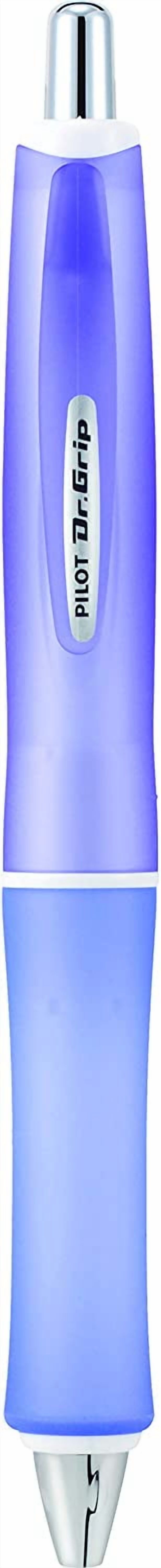 PILOT Dr. Grip Frosted Refillable & Retractable Advanced Ink Ballpoint Pen, Medium Point, Assorted Color Barrels, Black Ink, 3-Pack (14628)