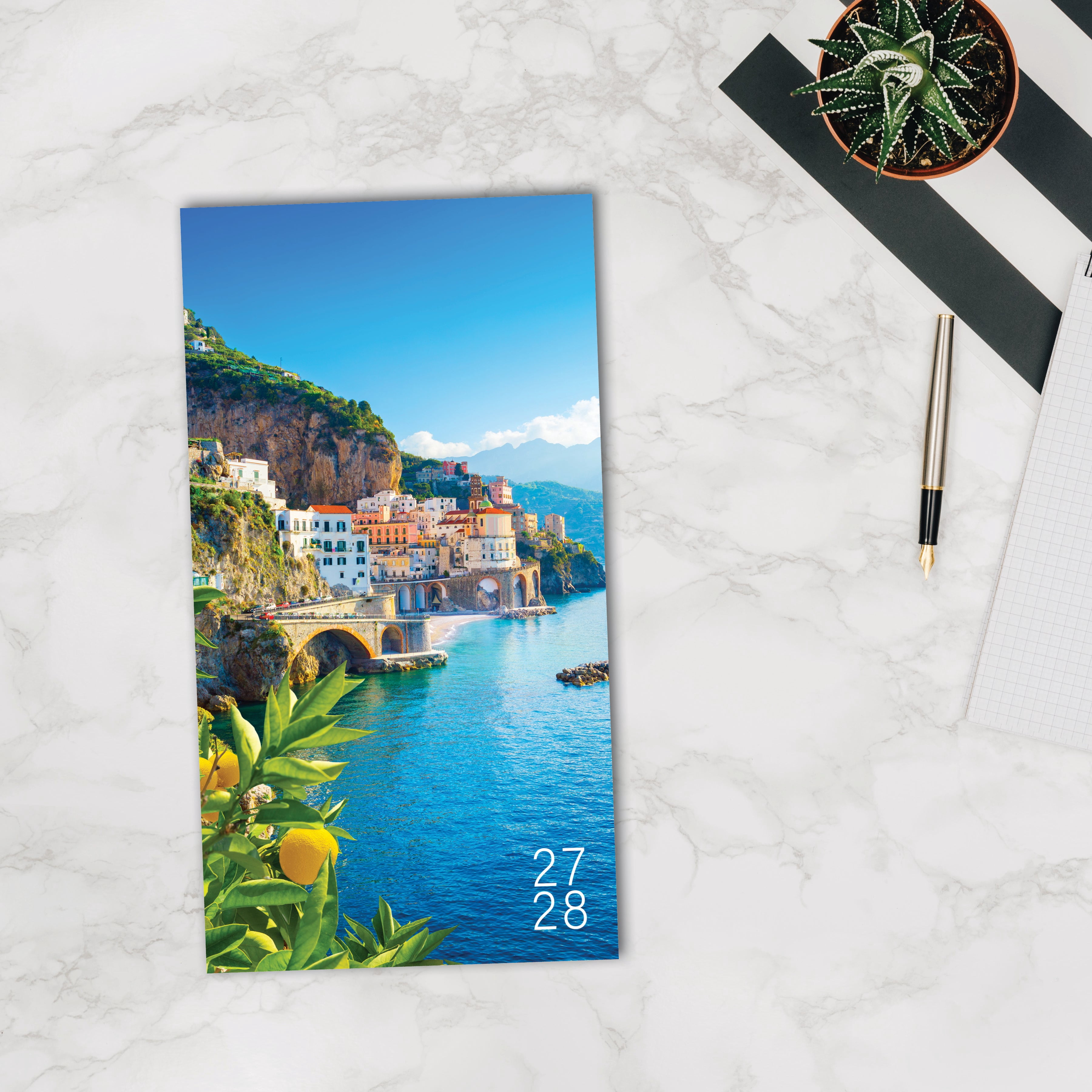 Willow Creek Press Italy 2-Year 2027-28 3.5" x 6.5" Monthly Pocket Planner (66263)