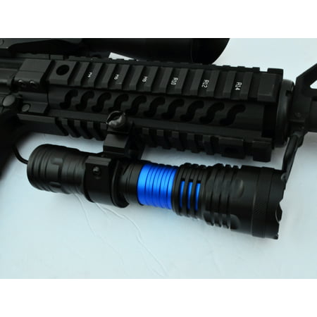 Tactical LED Gun Flashlight 1000 Lumens for Rifle & Shotgun Picatinny (Best Flashlight Mount Ar15)
