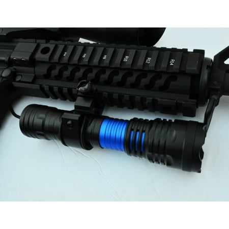 Tactical LED Gun Flashlight 1000 Lumens for Rifle & Shotgun Picatinny (Best Rifle Mounted Spotlight)